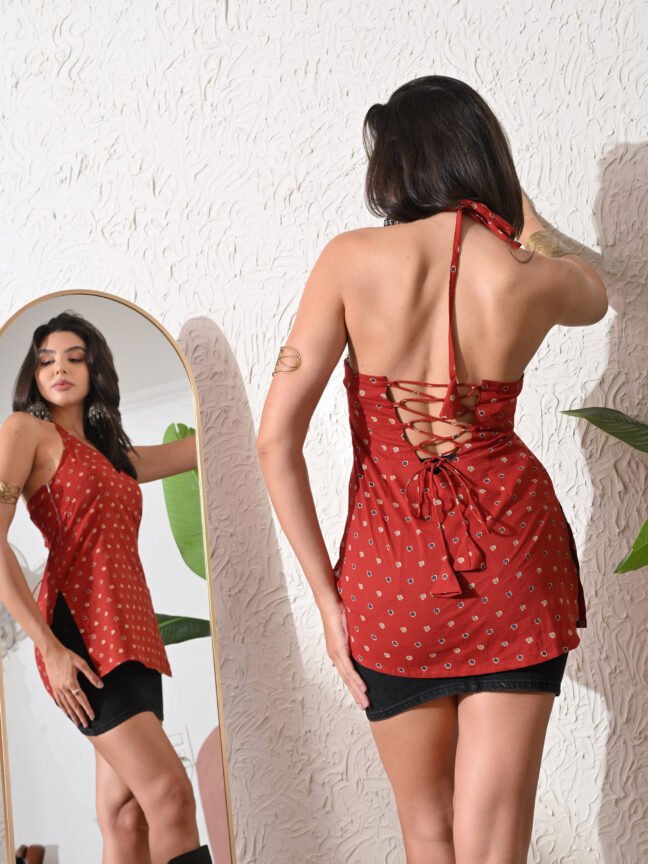 Desi-Core  Tunic (Giving High-Key Drama)