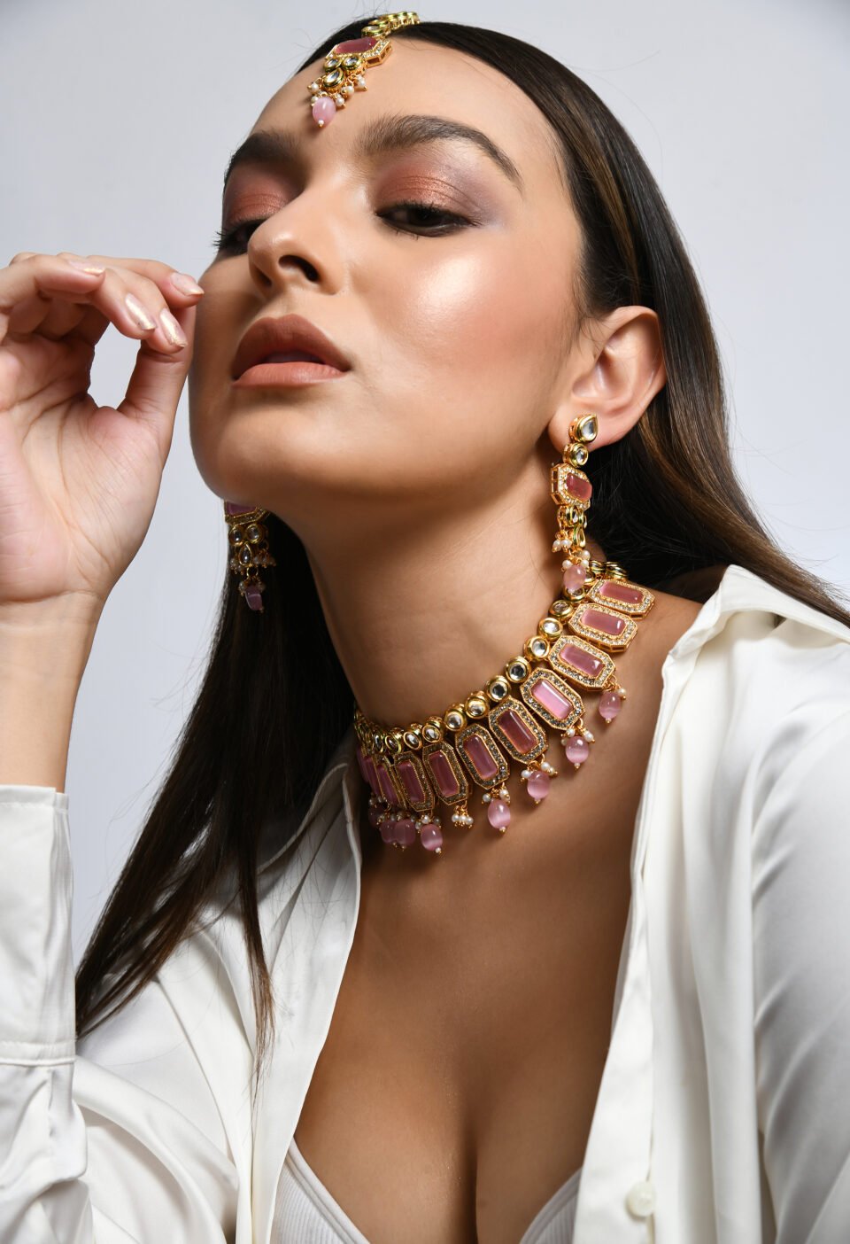 The "Pretty In Pink" Choker Set Alternate